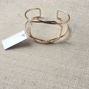 NWT Bancroft Gold Octagon Cuff
